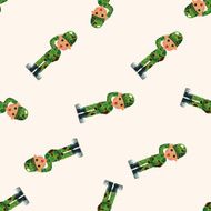 people theme soldier seamless pattern N3