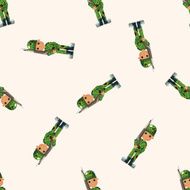 people theme soldier seamless pattern N4
