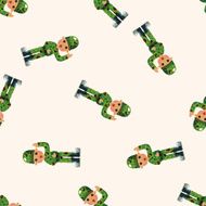 people theme soldier seamless pattern N8