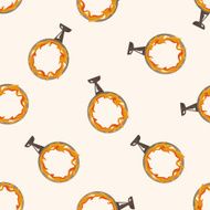 circus ring of fire seamless pattern
