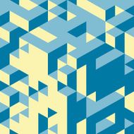 Abstract 3d background Wall of cubes Vector illustration N2