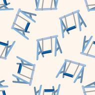 Amusement park facilities seamless pattern N6