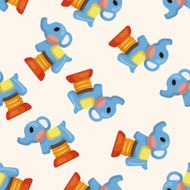 Amusement park facilities seamless pattern N7