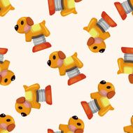 Amusement park facilities seamless pattern N8