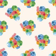 Amusement park facilities seamless pattern N13