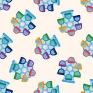 Amusement park facilities seamless pattern N16