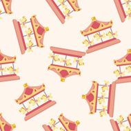 Amusement park facilities seamless pattern N17