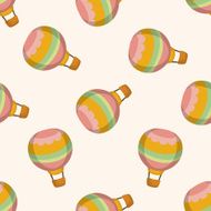 Amusement park facilities seamless pattern N19