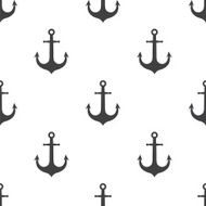 anchor vector seamless pattern