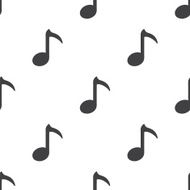 note vector seamless pattern