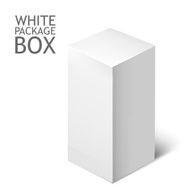 White Package Box Mockup Template