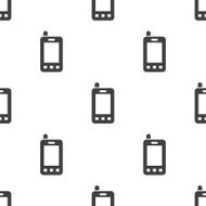 mobile phone vector seamless pattern