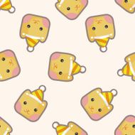 animal cat cartoon seamless pattern N2