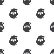 santa claus vector seamless pattern