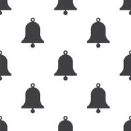 bell vector seamless pattern