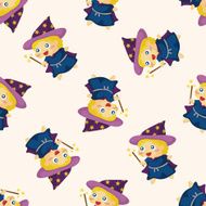 magician seamless pattern