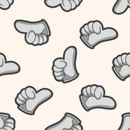 hand seamless pattern