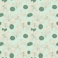 elegant retro seamless pattern background N5