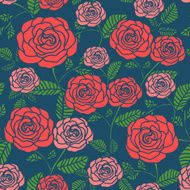 elegant seamless floral pattern with roses N3
