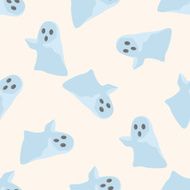 ghost seamless pattern
