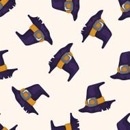Halloween moon seamless pattern