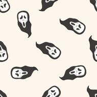 ghost seamless pattern N2