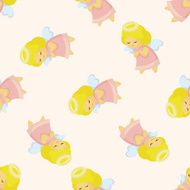 angel seamless pattern N9