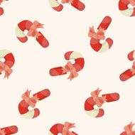 Christmas candy cane seamless pattern