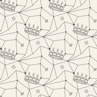 Seamless line pattern tile background geometric N9