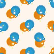 Christmas hanging seamless pattern