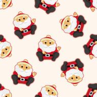 santa claus seamless pattern N11