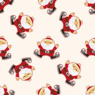 santa claus seamless pattern N12