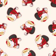santa claus seamless pattern N13