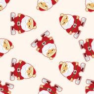 santa claus seamless pattern N19