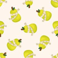 vegetables and fruits seamless pattern