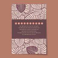 Beautiful vintage invitation cards layouts N46