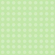 Green vintage flower pattern