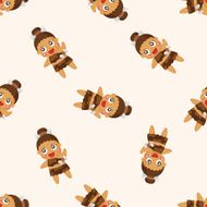 Aborigines seamless pattern N15