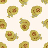Financial money seamless pattern N4