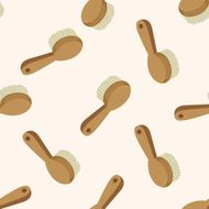 bathroom comb seamless pattern