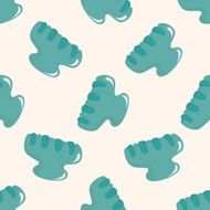 bathroom hairpin seamless pattern