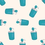 bathroom shampoo seamless pattern N2