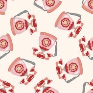 Telephone seamless pattern N15