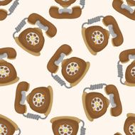 Telephone seamless pattern N17