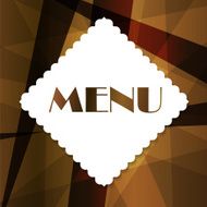 Restaurant menu template vector illustration N4