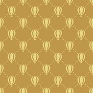 hot-air balloon seamless pattern
