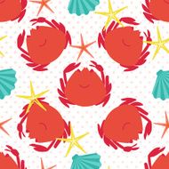Seamless pattern with flat travel icons N2