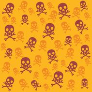 Vector skull background