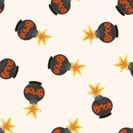 bomb seamless pattern N6