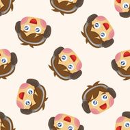 person character seamless pattern N2